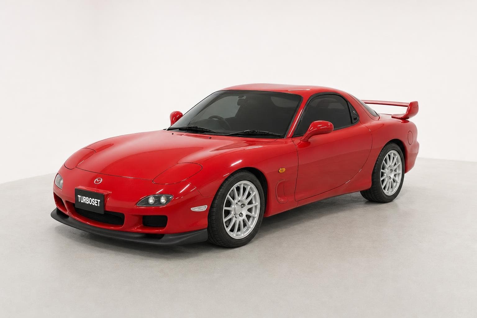 Mazda RX-7 FD 3D model in the Turboset editor