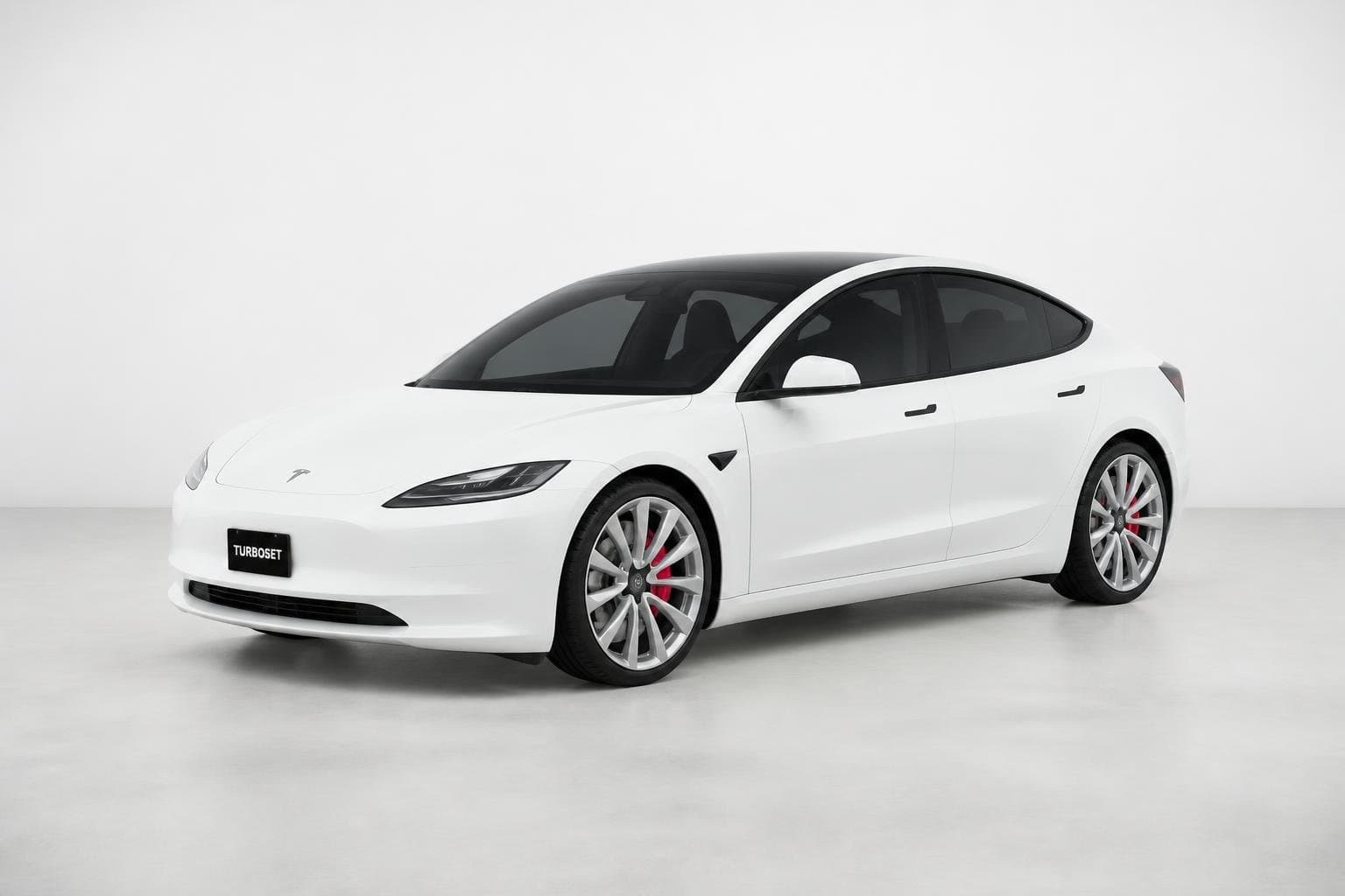 Tesla Model 3 studio render