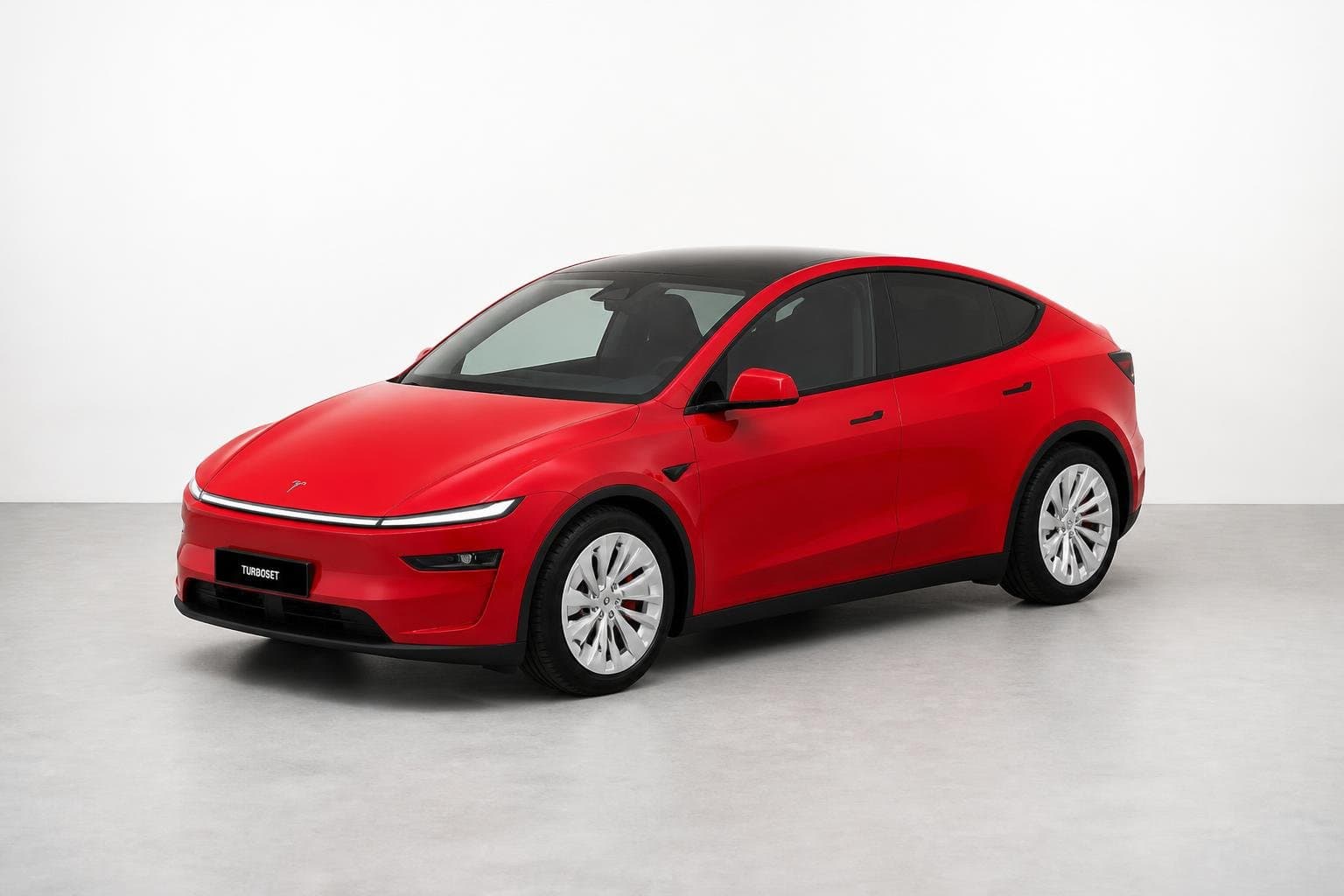 Tesla Model Y 3D model in the Turboset editor